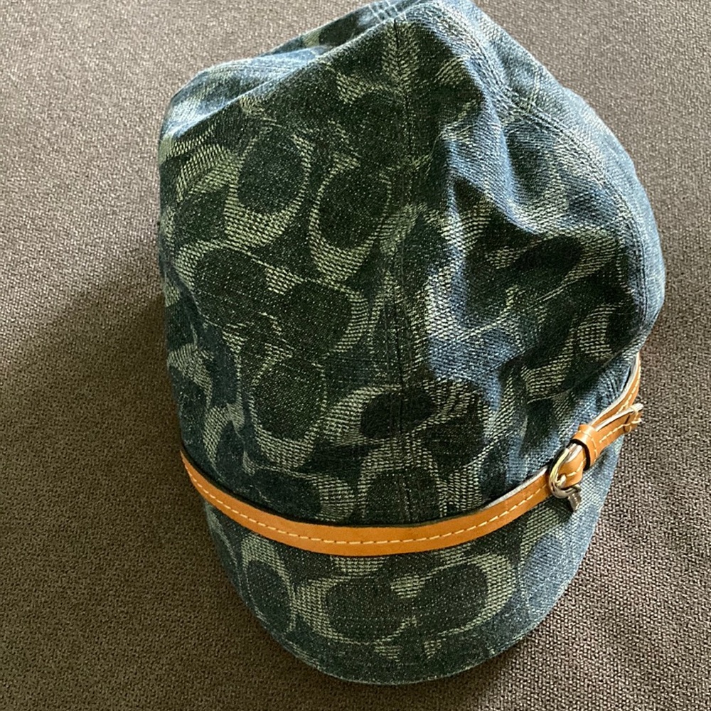 Denim Coach hat